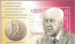 Stamps : Europe : Iceland :  Halldor Laxness-premio Nobel