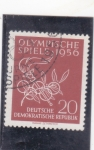 Stamps Germany -  OLIMPIADA-1956