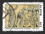 Stamps : America : Brazil :  1617 - CL Aniversario de la Facultad de Medicina