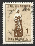 Stamps : Asia : India :  525 - Exposición de Arte Sacro Misionero (INDIA PORTUGUESA)