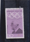 Sellos del Mundo : Europe : Germany : OLIMPIADA'68 -Pierre de Coubertin