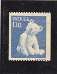 Stamps : Europe : Sweden :  oso peluche