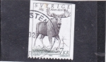 Sellos del Mundo : Europa : Suecia : alce
