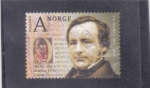 Sellos del Mundo : Europa : Noruega : Bicentenario del nacimiento de Peter Andreas Munch (1810-1863)