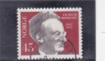 Sellos de Europa - Noruega -  Vilhelm Bjerknes 1862-1962