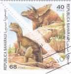 Stamps Morocco -  ANIMALES PREHISTÓRICOS