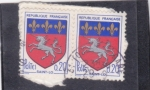 Stamps France -  ESCUDO- Saint-lo