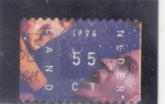 Stamps Netherlands -  Ojos de mujer y hombre gritando