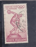 sello : Europa : Italia : juegos olimpicos XVII