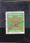 Stamps Colombia -  cultura tolima
