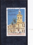 Stamps Australia -  PINTURA-iglesia