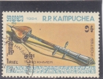 Stamps Cambodia -  INSTRUMENTO MUSICAL