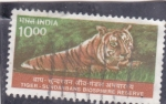 Stamps India -  tigre de bengala