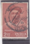Stamps : Asia : India :  Centenario del Nacimiento Bal Kangar Tilak (1856-1920)