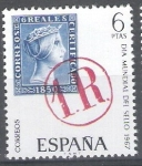 Stamps Spain -  Dia mundial del sello. Marca de porteo.
