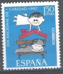 Stamps Spain -  Dia Nacional de Caridad. Cáritas.