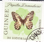 Stamps : Africa : Guinea :  Mariposa