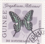 Stamps Guinea -  Mariposa