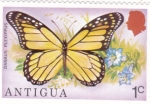Stamps Antigua and Barbuda -  Mariposa