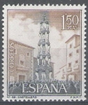 Stamps Spain -  Serie Turística. Castellers, Cataluña.