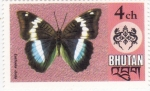 Sellos del Mundo : Asia : Bhutn : Mariposa