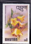 Stamps Asia - Bhutan -  FLORES
