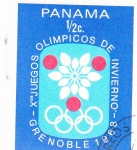Stamps Panama -  JUEGOS OLÍMPICOS DE INVIERNO GRENOBLE'68