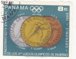 Stamps America - Panama -  JUEGOS OLÍMPICOS DE INVIERNO GRENOBLE'68