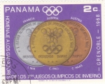 Stamps : America : Panama :  JUEGOS OLÍMPICOS DE INVIERNO GRENOBLE
