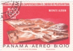 Stamps Panama -  Campo de fútbol del templo