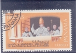 Sellos de America - Panam� -  El Papa Pablo VI da la bendición 