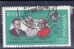 Stamps Panama -  El presidente L. B. Johnson, el Papa Pablo VI y el cardenal Spellman