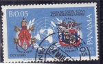 Stamps America - Panama -  Visita de S.S. Pablo VI a las Naciones Unidas