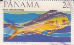 Stamps Panama -  PEZ- dorado