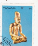 Stamps America - Panama -  Escultura