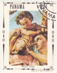 Stamps America - Panama -  PINTURA-La Sagrada Familia, de Miguel Ángel Buonarroti