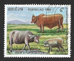 Stamps Asia - Laos -  503 - VIII Aniversario de la República Democrática Popular