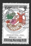 Stamps Hong Kong -  564 - Gastronomia Internacional