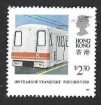 Stamps Hong Kong -  598 - Centenario del Transporte Público