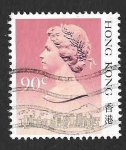 Stamps Asia - Hong Kong -  496 - Isabel II