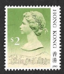 Stamps Asia - Hong Kong -  500c - Isabel II
