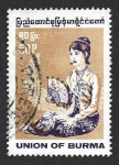 Stamps : Asia : Myanmar :  299 - Traje Típico Birmano