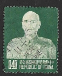 Stamps Asia - Taiwan -  1079 - LX Aniversario del Presidente Chiang Kai - Shek