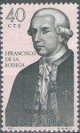 Stamps Spain -  Forjadores de America. J. Francisco de la Bodega.