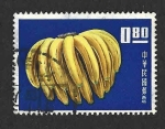 Stamps Taiwan -  1414 - Plátanos