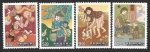 Stamps Taiwan -  2844 a 2847 - Relaciones Entre Madres e Hijos