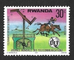 Stamps Africa - Rwanda -  810 - Día Mundial de las Telecomunicaciones