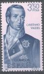 Stamps Spain -  Forjadores de America. Cayetano Valdés.