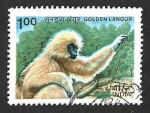Stamps Asia - India -  1029 - Langur Dorado