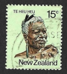Stamps New Zealand -  719 - Jefe Te Heu Heu